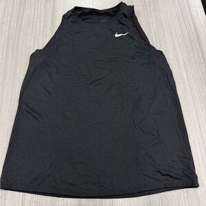 Women’s Nike Black Tank Top with White Swoosh